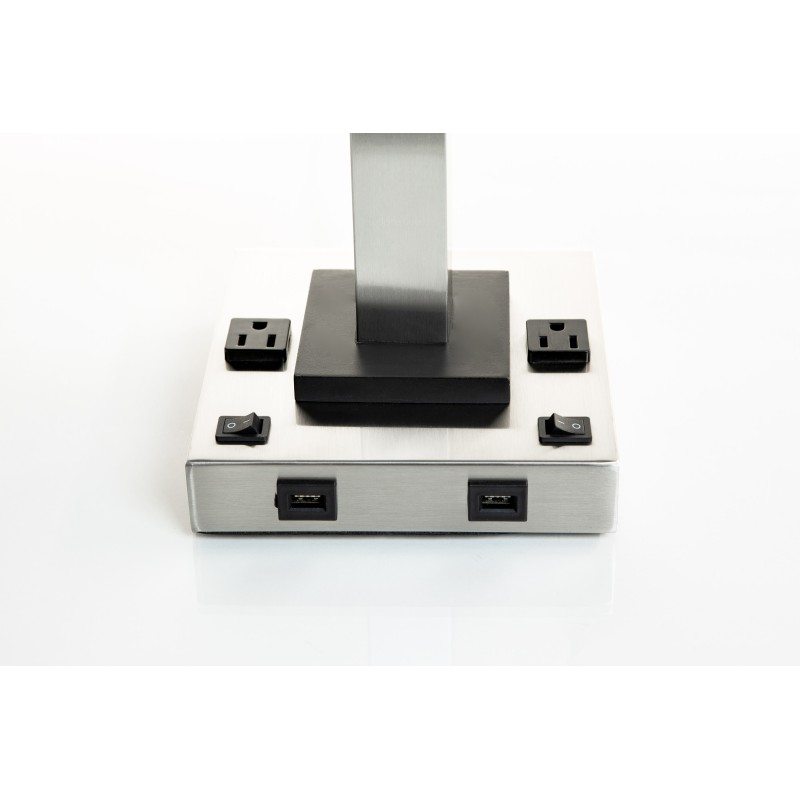 Double Table Lamp with USB Port