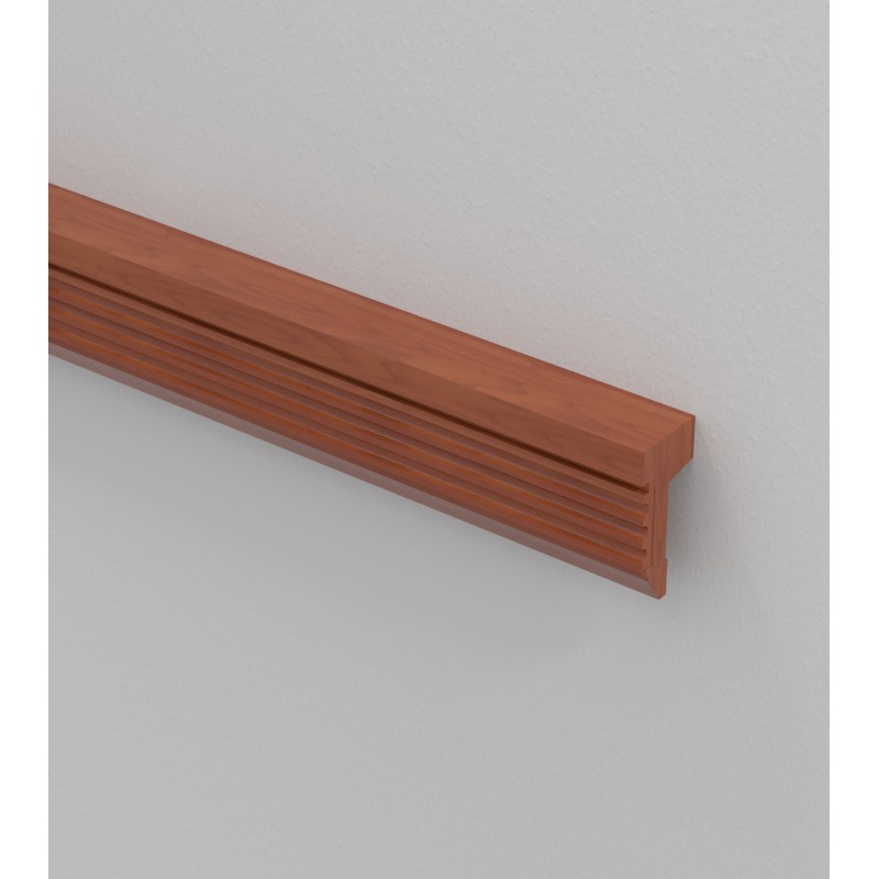 2 3/4 Inch Profile Wood Chair Rail – Decorative Wall Protection Molding