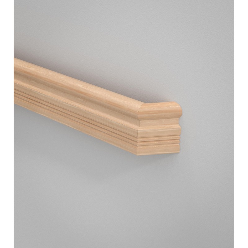 Wood Handrail with Top Grip