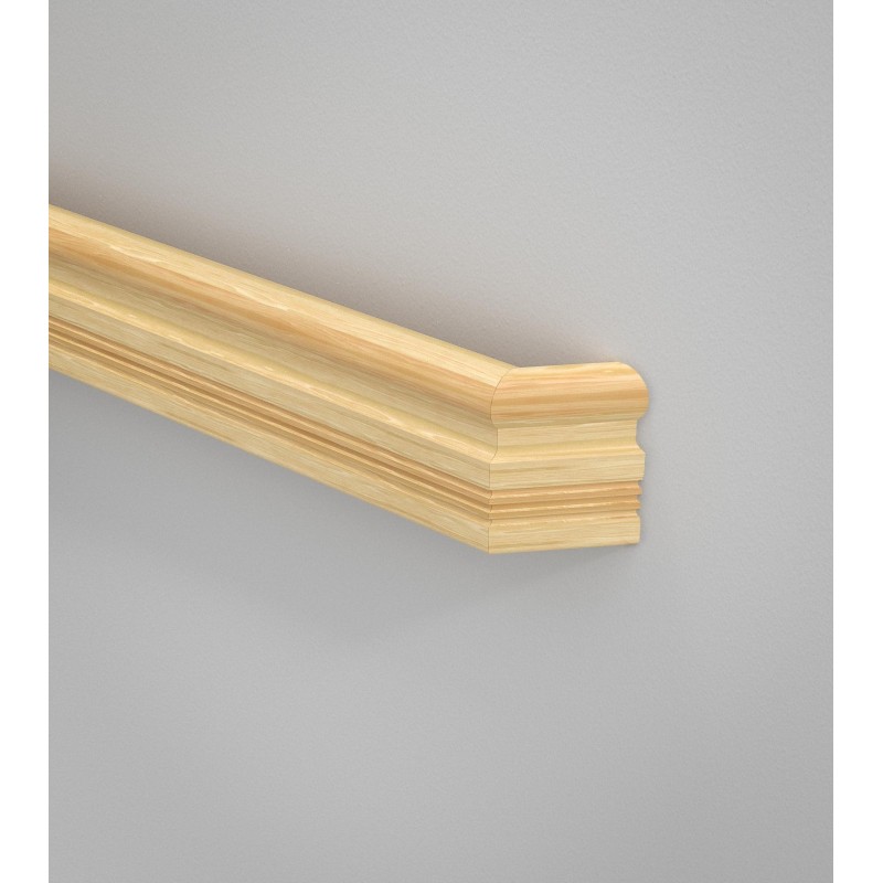 Wood Handrail with Top Grip