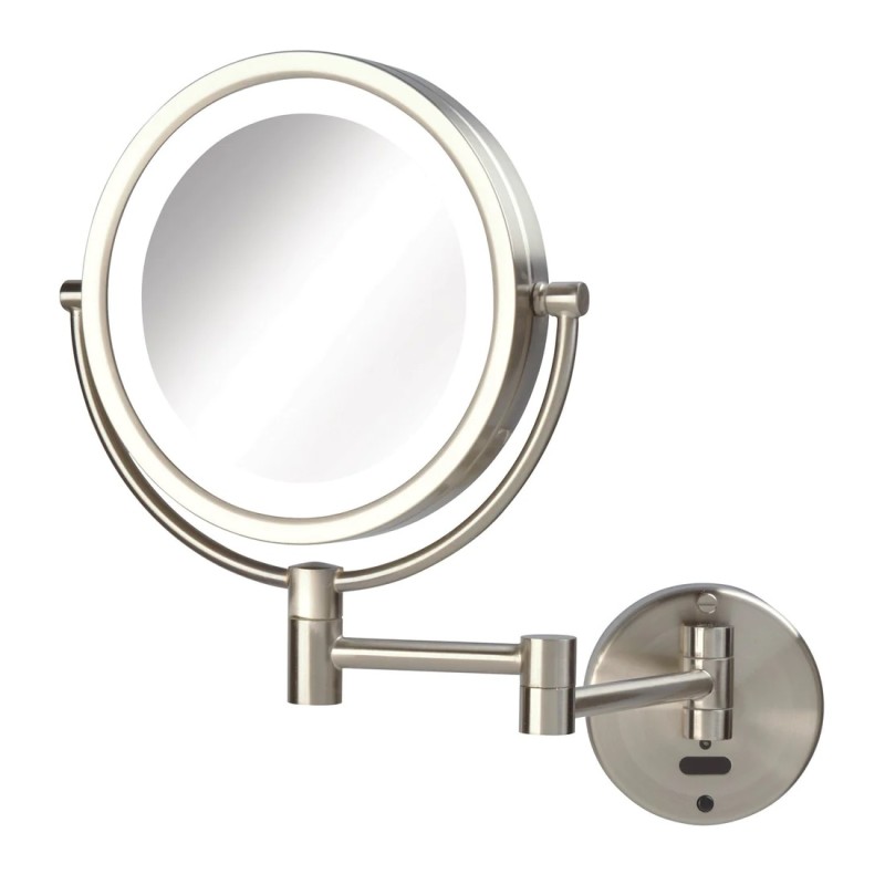 Jerdon 8.5" 8X-1X LED Lighted Motion Mirror