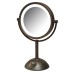 8.5" 8X-1X LED Lighted Vanity Mirror HL8808NL – 3 Light Settings, 16” Height
