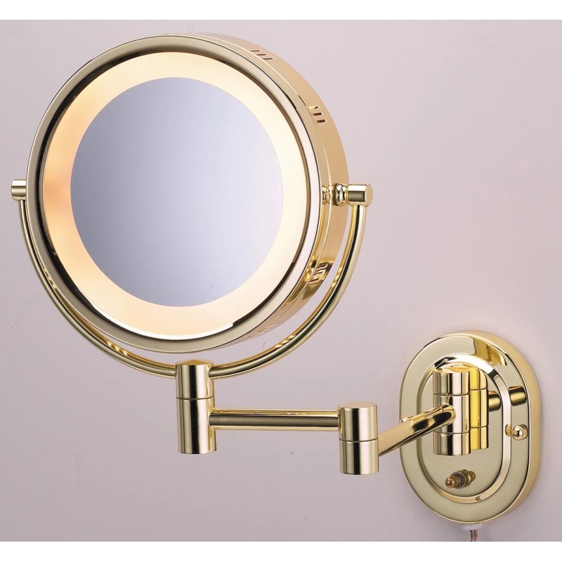 8" 5X-1X Lighted Mirror
