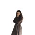 Chocolate Twill Double Layer Robe