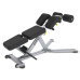 TRUE FITNESS LOW BACK/ABDOMINAL BENCH – Adjustable Dual-Function Utility Bench
