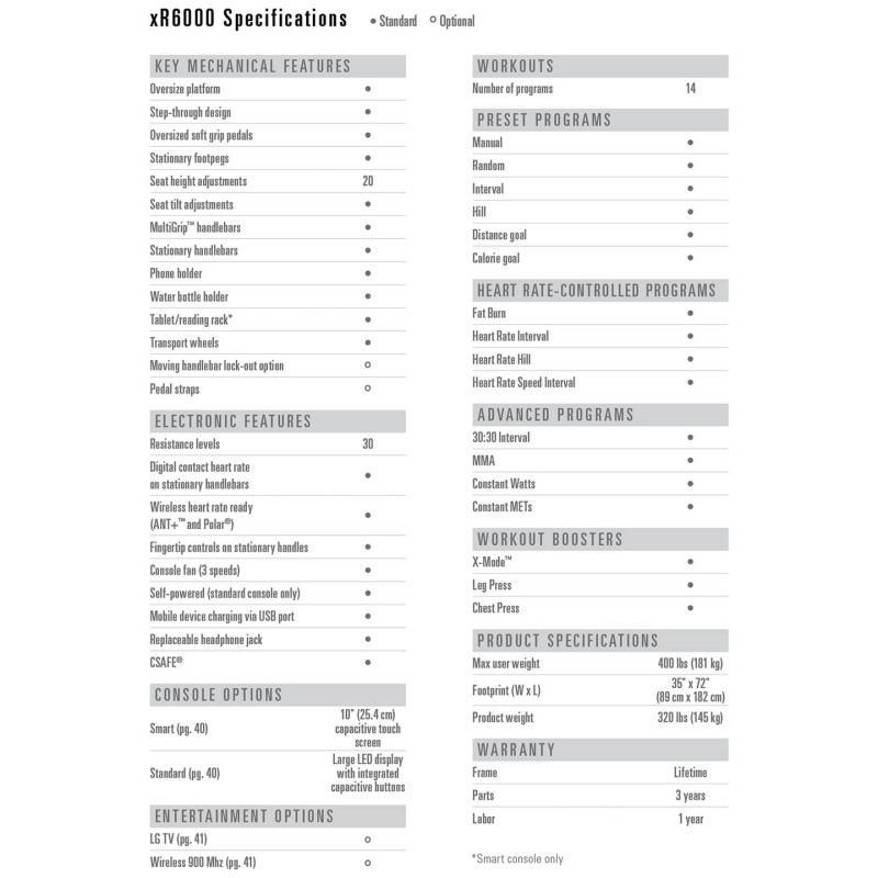 Octane Fitness xRide Recumbent Elliptical XR6000