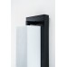Single Wall Lamp with Acrylic Shade – Matte Black Finish