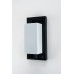 Single Wall Lamp with Acrylic Shade – Matte Black Finish