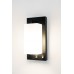Single Wall Lamp with Acrylic Shade – Matte Black Finish