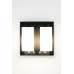 Double Wall Lamp with Acrylic Shade Matte Black – Modern Hotel Wall Light Fixture (12" H x 12" W x 4.5" D)