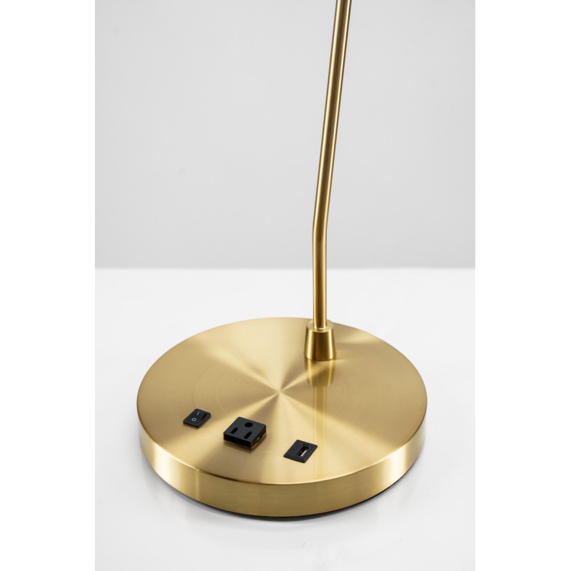 Mid Century Modern Gold Table Lamp