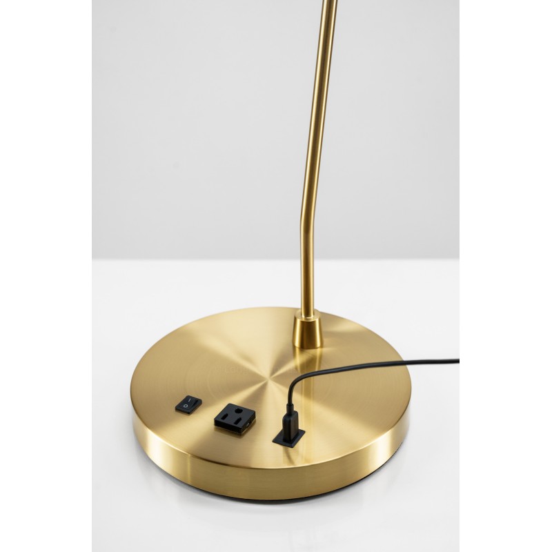 Mid Century Modern Gold Table Lamp