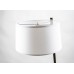 Brushed Nickel Slanted Table Lamp with Dual Outlets, USB & USB-C – Double E26 Sockets