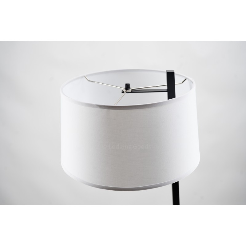 Matte Black Slanted Table Lamp Double Features