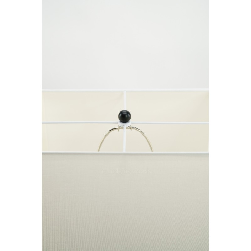 X Shaped Matte Black Table Lamp