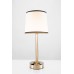 Modern Black Lined Table Lamp – 21" High with USB & Outlet | LOGMBLTL-2563