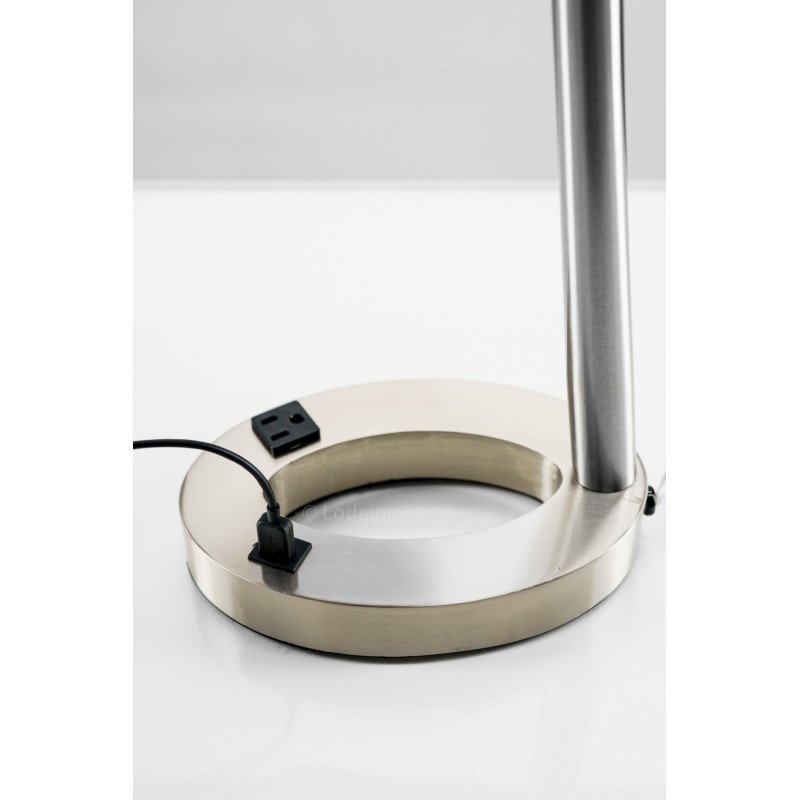 Modern Black Lined Table Lamp