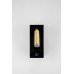 Matte Black and Gold LED Wall Lamp – 3W Integrated, 7" H