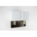 Satin Nickel Double Wall Lamp with USB & Outlets | LOGSNDWL-5478