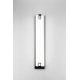 Black Linear LED Wall Lamp with USB & Power Outlet – 18W 5000K – Matte Black – LOGBLWL-2145