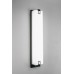 Black Linear LED Wall Lamp with USB & Power Outlet – 18W 5000K – Matte Black – LOGBLWL-2145