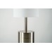 Satin Nickel Dresser Lamp with USB & Outlet | LOGSNDL-4652