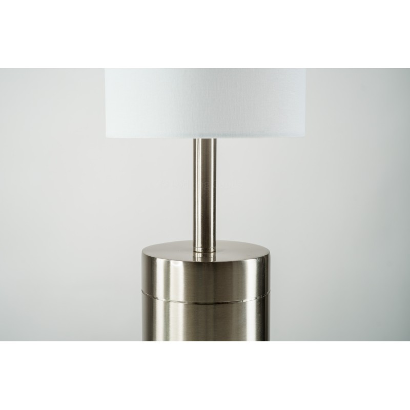 Satin Nickel Dresser Lamp
