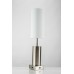 Satin Nickel Dresser Lamp with USB & Outlet | LOGSNDL-4652