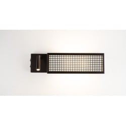 Bronze Headboard Sconce with reading light