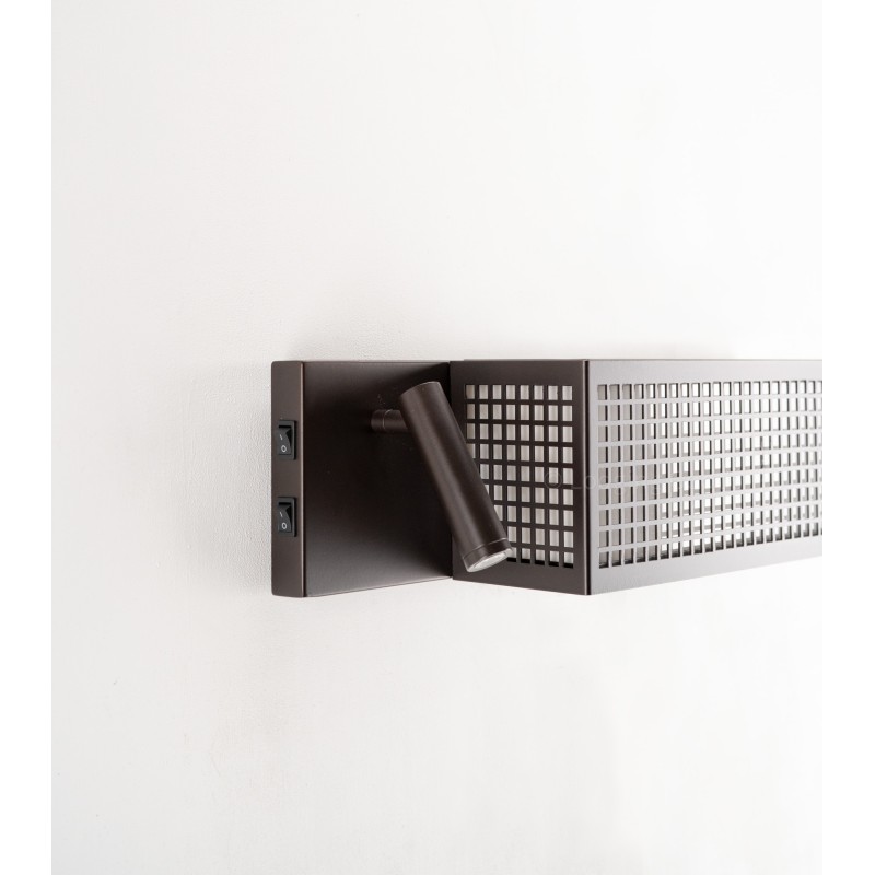 Bronze Headboard Sconce with reading light