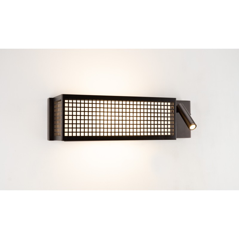 Bronze Headboard Sconce with reading light