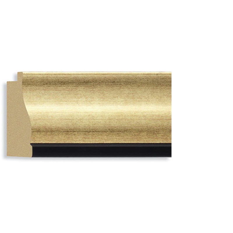 Full Length Mirror Gold w/ Black line Frame 24 x 60