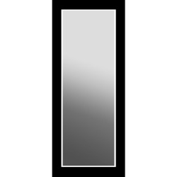 Full Length Mirror Flat Black Frame 24 x 60
