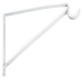 SHELF & ROD SUPPORT, HEAVY DUTY, FIXED Shelf & Rod Support  White Enamel