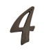 HOUSE NUMBERS, SCRIPT House Numbers -Black-4