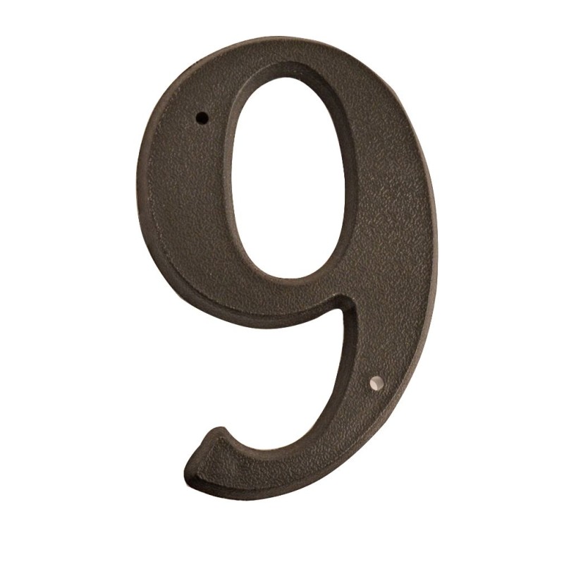 HOUSE NUMBERS, SCRIPT House Numbers - Black-9