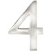 HOUSE NUMBERS, MODERN House Numbers - Satin Nickel-4