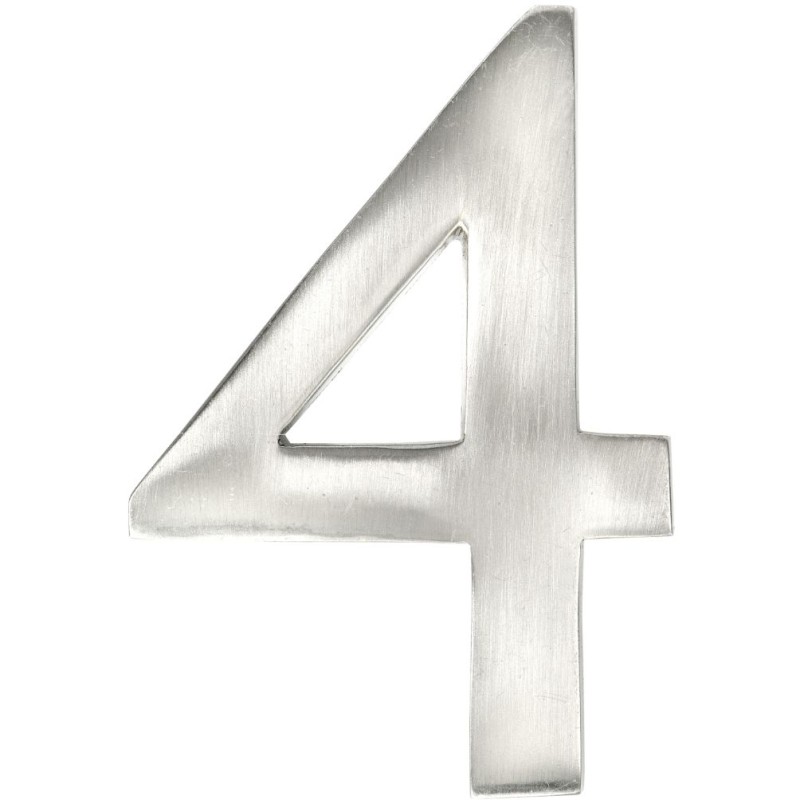 HOUSE NUMBERS, MODERN House Numbers - Satin Nickel-4
