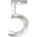 HOUSE NUMBERS, MODERN House Numbers -Satin Nickel-5