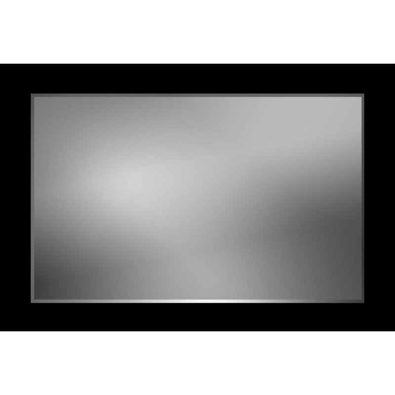 Vanity Mirror Flat Black Frame 36 x 48