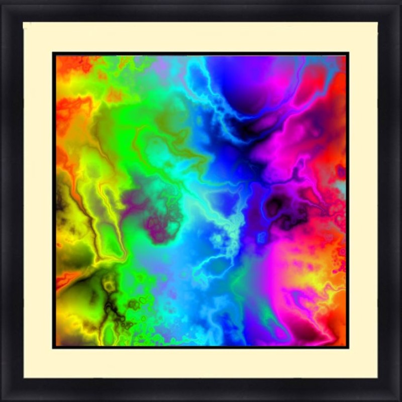 Abstract 30 x 30 Framed Available In Custom Sizes