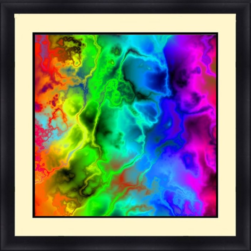 Abstract 30 x 30 Framed Available In Custom Sizes