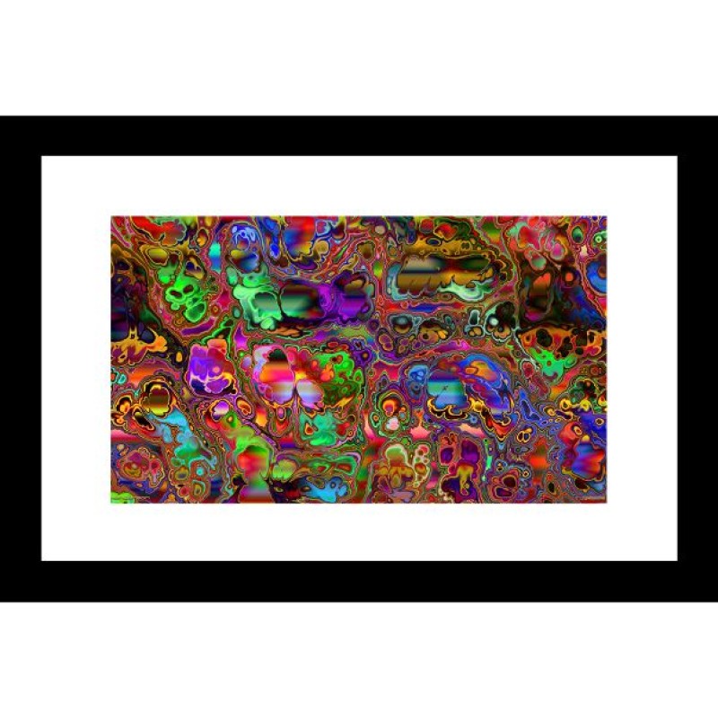 Abstract 24 x 36 Framed Available In Custom Sizes