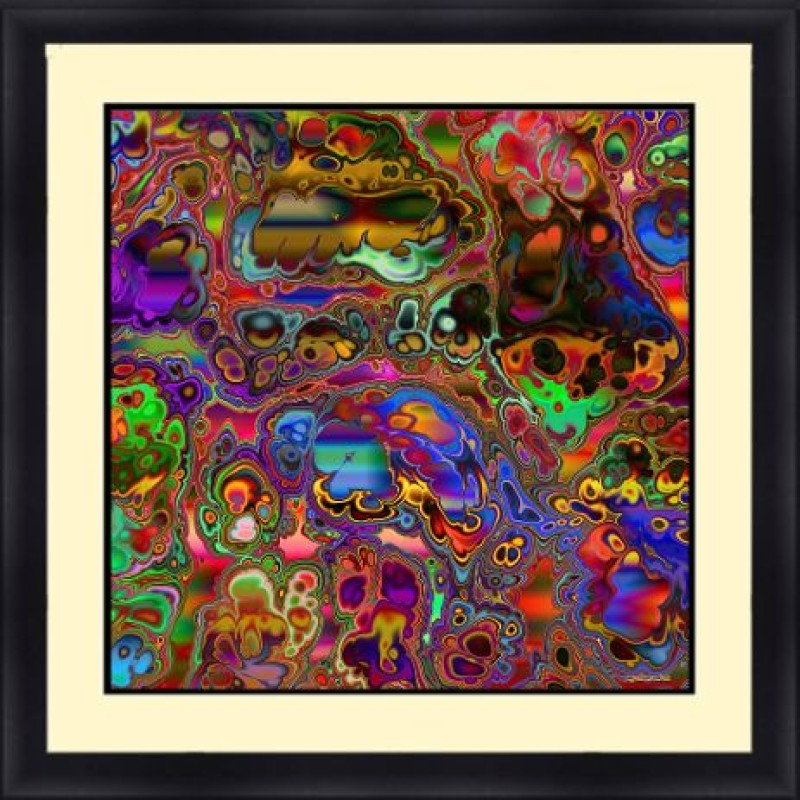 Abstract 30 x 30 Framed Available In Custom Sizes
