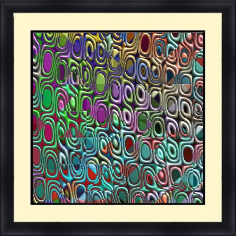 Abstract 30 x 30 Framed Available In Custom Sizes