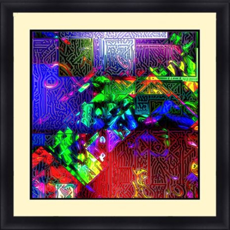 Abstract 30 x 30 Framed Available In Custom Sizes