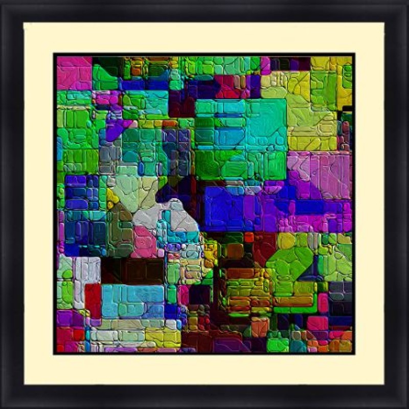Abstract 30 x 30 Framed Available In Custom Sizes