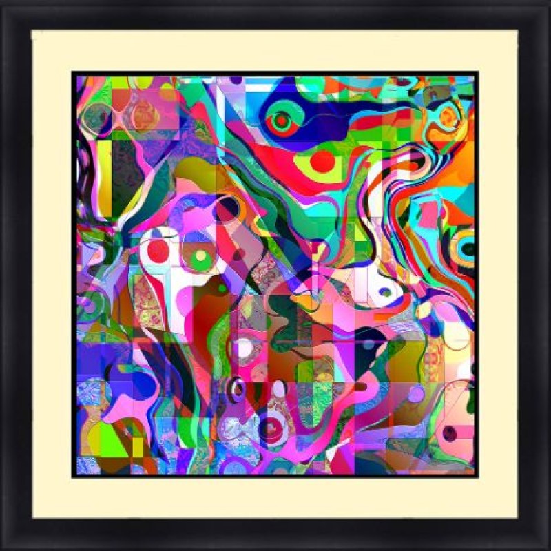 Abstract 30 x 30 Framed Available In Custom Sizes