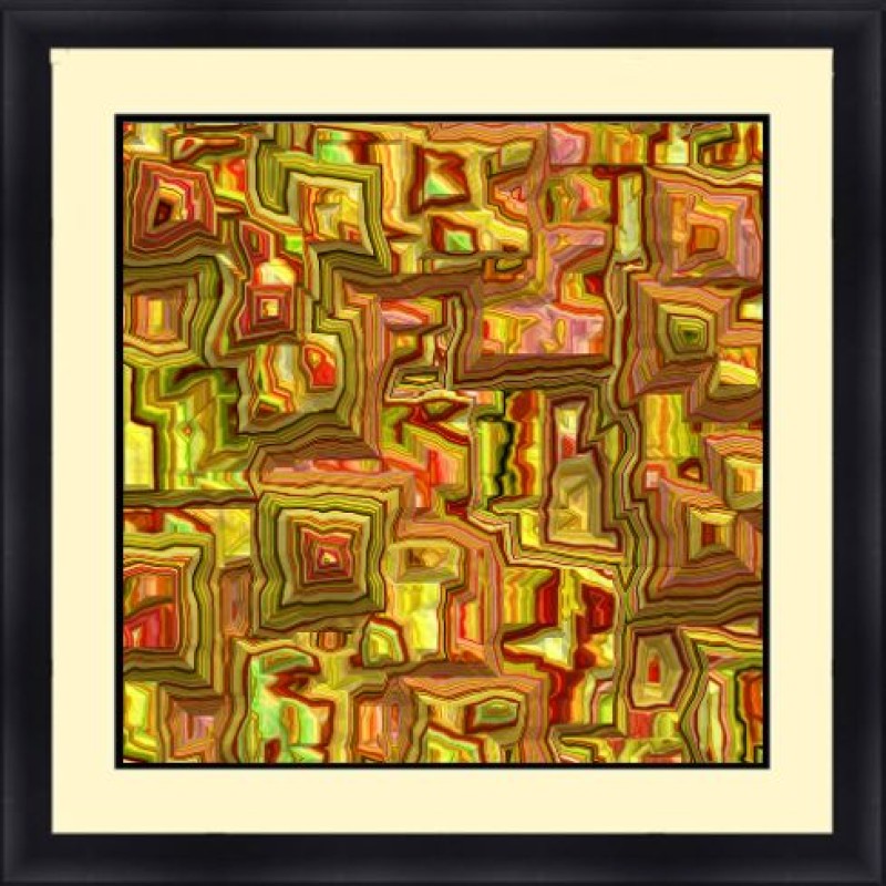 Abstract 30 x 30 Framed Available In Custom Sizes