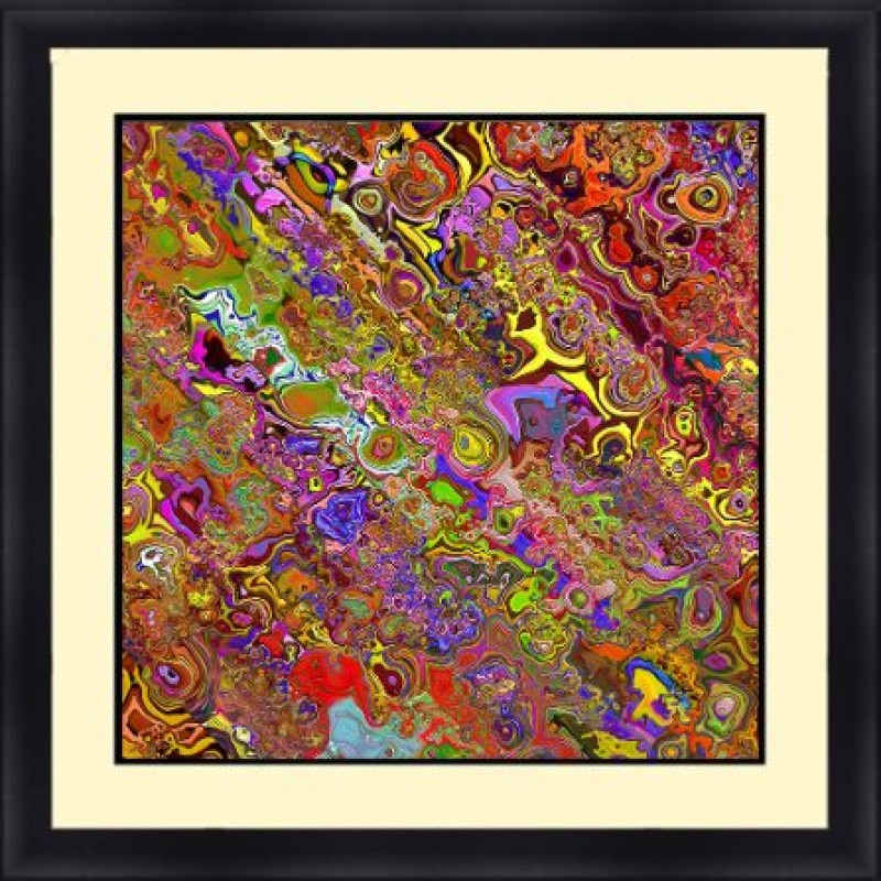 Abstract 30 x 30 Framed Available In Custom Sizes